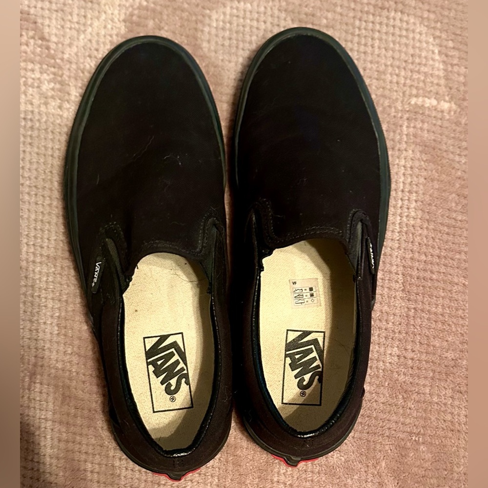 Vans Black Classic Slip-On Sneakers